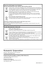 Предварительный просмотр 265 страницы Panasonic PT-RZ31K Operating Instructions Manual