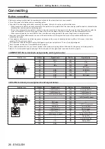 Preview for 26 page of Panasonic PT-RZ370E Operating Instructions Manual