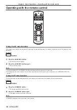 Preview for 36 page of Panasonic PT-RZ370E Operating Instructions Manual