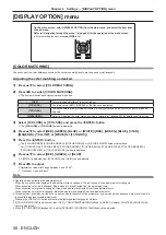 Preview for 58 page of Panasonic PT-RZ370E Operating Instructions Manual