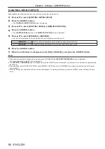 Preview for 86 page of Panasonic PT-RZ370E Operating Instructions Manual