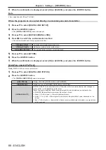 Preview for 88 page of Panasonic PT-RZ370E Operating Instructions Manual