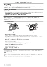 Preview for 36 page of Panasonic PT-RZ370EA Operating Instructions Manual