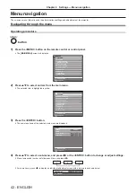 Preview for 42 page of Panasonic PT-RZ370EA Operating Instructions Manual