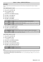 Preview for 63 page of Panasonic PT-RZ370EA Operating Instructions Manual