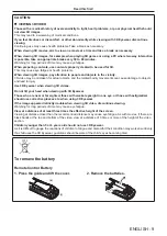 Preview for 9 page of Panasonic PT-RZ470EAK Operating Instructions (Functional Manual)