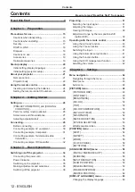 Preview for 12 page of Panasonic PT-RZ470EAK Operating Instructions (Functional Manual)