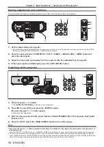 Предварительный просмотр 36 страницы Panasonic PT-RZ470EAK Operating Instructions (Functional Manual)