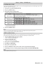 Предварительный просмотр 53 страницы Panasonic PT-RZ470EAK Operating Instructions (Functional Manual)