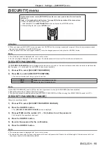 Предварительный просмотр 95 страницы Panasonic PT-RZ470EAK Operating Instructions (Functional Manual)