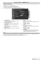 Предварительный просмотр 107 страницы Panasonic PT-RZ470EAK Operating Instructions (Functional Manual)