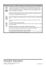 Предварительный просмотр 138 страницы Panasonic PT-RZ470EAK Operating Instructions (Functional Manual)