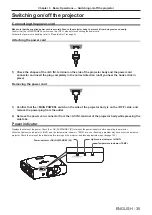 Предварительный просмотр 35 страницы Panasonic PT-RZ475EA Operating Instructions Manual