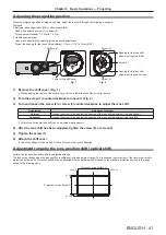 Предварительный просмотр 41 страницы Panasonic PT-RZ475EA Operating Instructions Manual