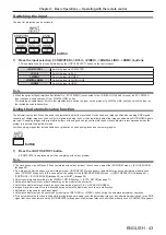 Предварительный просмотр 43 страницы Panasonic PT-RZ475EA Operating Instructions Manual