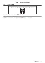 Предварительный просмотр 119 страницы Panasonic PT-RZ475EA Operating Instructions Manual