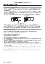 Предварительный просмотр 20 страницы Panasonic PT-RZ660 Operating Instructions Manual