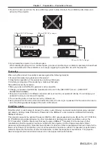 Предварительный просмотр 23 страницы Panasonic PT-RZ660 Operating Instructions Manual