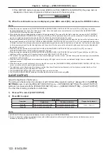 Preview for 122 page of Panasonic PT-RZ770 Operating Instructions Manual