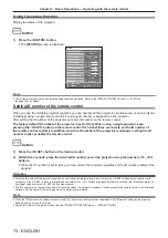 Preview for 74 page of Panasonic PT-RZ870 Operating Instructions Manual