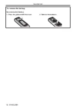 Preview for 12 page of Panasonic PT-RZ970 Operating Instructions Manual