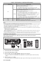 Preview for 58 page of Panasonic PT-RZ970 Operating Instructions Manual