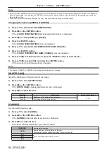 Preview for 84 page of Panasonic PT-RZ970 Operating Instructions Manual