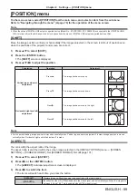 Preview for 89 page of Panasonic PT-RZ970 Operating Instructions Manual