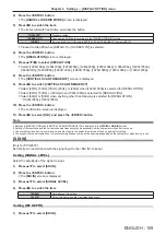 Preview for 109 page of Panasonic PT-RZ970 Operating Instructions Manual