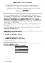 Preview for 126 page of Panasonic PT-RZ970 Operating Instructions Manual