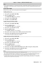 Preview for 131 page of Panasonic PT-RZ970 Operating Instructions Manual