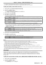 Preview for 135 page of Panasonic PT-RZ970 Operating Instructions Manual