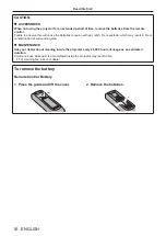 Preview for 16 page of Panasonic PT-RZ990 Operating Instructions Manual