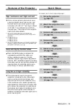 Preview for 19 page of Panasonic PT-RZ990 Operating Instructions Manual