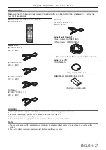 Preview for 27 page of Panasonic PT-RZ990 Operating Instructions Manual