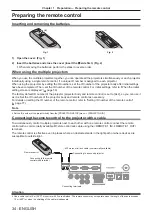 Preview for 34 page of Panasonic PT-RZ990 Operating Instructions Manual