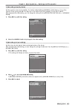 Preview for 63 page of Panasonic PT-RZ990 Operating Instructions Manual