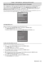 Preview for 65 page of Panasonic PT-RZ990 Operating Instructions Manual