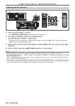 Preview for 68 page of Panasonic PT-RZ990 Operating Instructions Manual