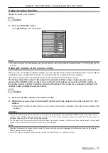 Preview for 77 page of Panasonic PT-RZ990 Operating Instructions Manual