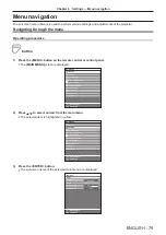 Preview for 79 page of Panasonic PT-RZ990 Operating Instructions Manual