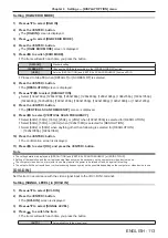 Preview for 113 page of Panasonic PT-RZ990 Operating Instructions Manual