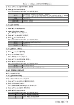 Preview for 119 page of Panasonic PT-RZ990 Operating Instructions Manual