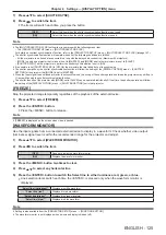 Preview for 125 page of Panasonic PT-RZ990 Operating Instructions Manual