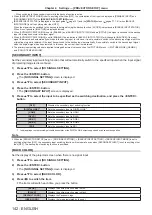 Preview for 142 page of Panasonic PT-RZ990 Operating Instructions Manual