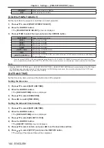 Preview for 144 page of Panasonic PT-RZ990 Operating Instructions Manual