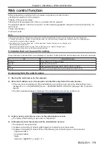 Preview for 179 page of Panasonic PT-RZ990 Operating Instructions Manual