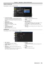 Preview for 185 page of Panasonic PT-RZ990 Operating Instructions Manual