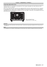 Предварительный просмотр 51 страницы Panasonic PT-SRQ35KC Operating Instructions Manual