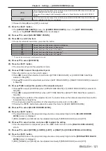 Предварительный просмотр 121 страницы Panasonic PT-SRQ35KC Operating Instructions Manual